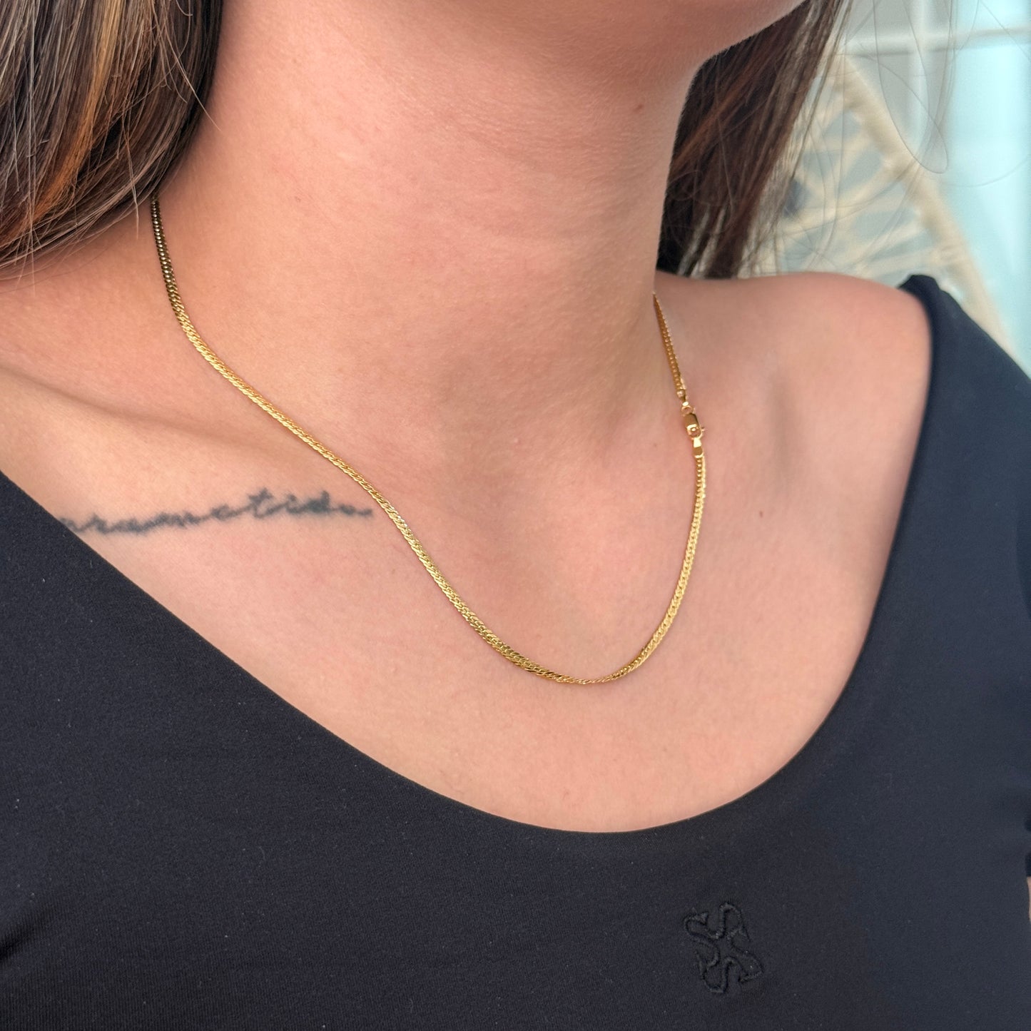 CADENA SERPIENTE 2.2MM ORO AMARILLO ITALY 18K - 45CM 3,58GR