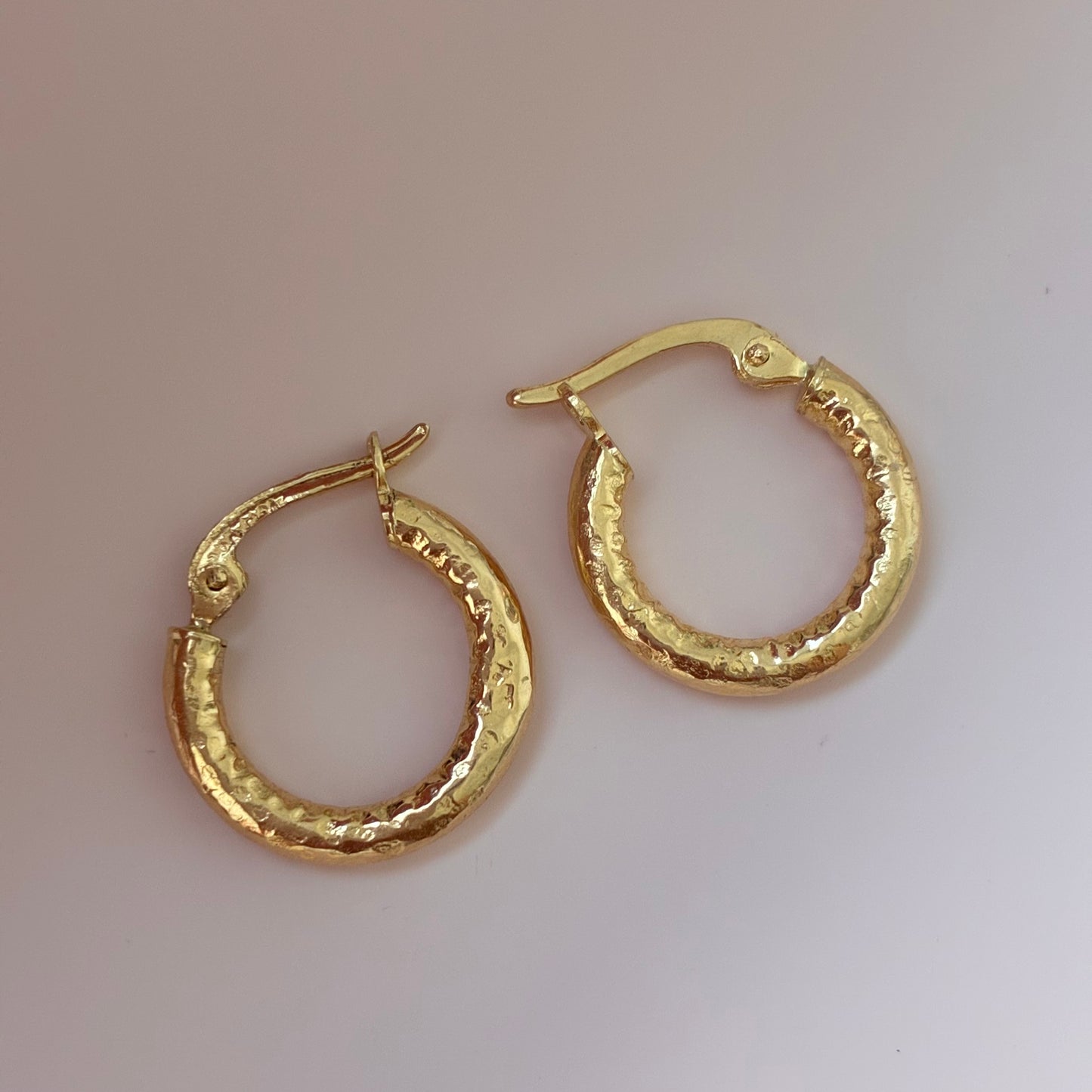 CANDONGAS CORRUGADAS 1.1CM ORO AMARILLO 18K - 1,37GR