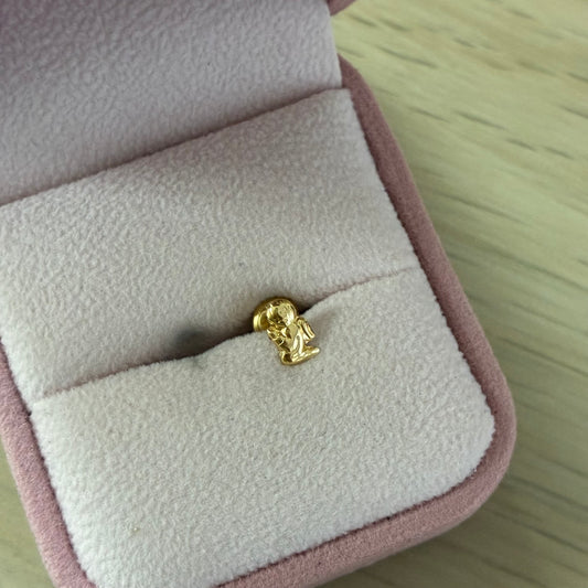 TOPO ANGELITO 6MM ORO AMARILLO COL 18K - 0,26GR *PIERCING*