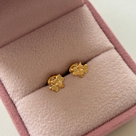 TOPOS ABEJA 6MM ORO AMARILLO 18K - 0,55GR