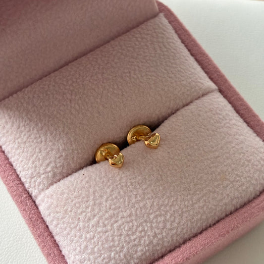 TOPOS CORAZON 3,5MM ORO AMARILLO 18K - 0,42GR