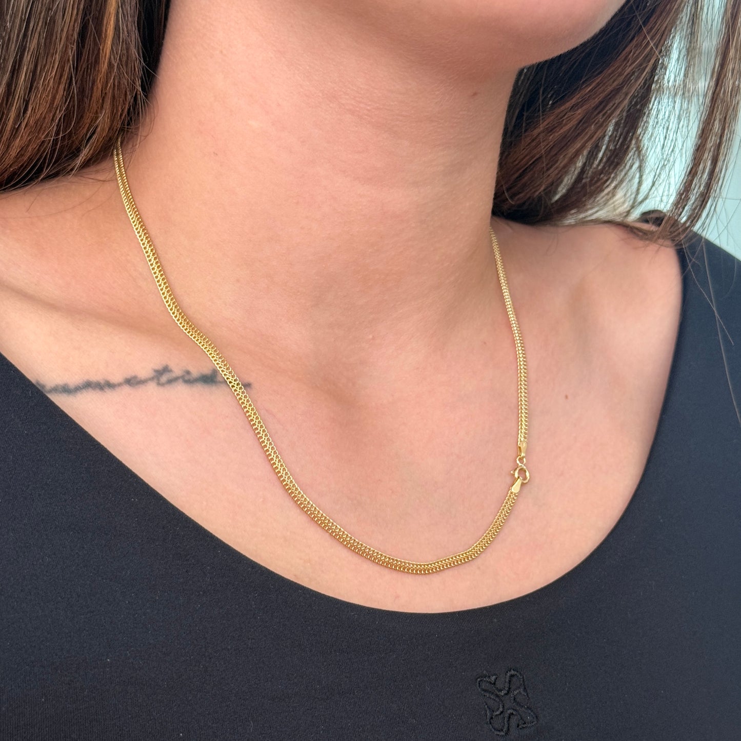 CADENA SEDUSA 3MM ORO AMARILLO ITALY 18K - 50CM 2,97GR