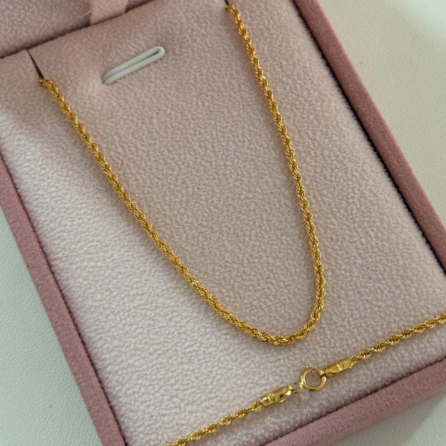 CADENA LAZO 1.7MM ORO AMARILLO ITALY CT - 45CM 1,54GR