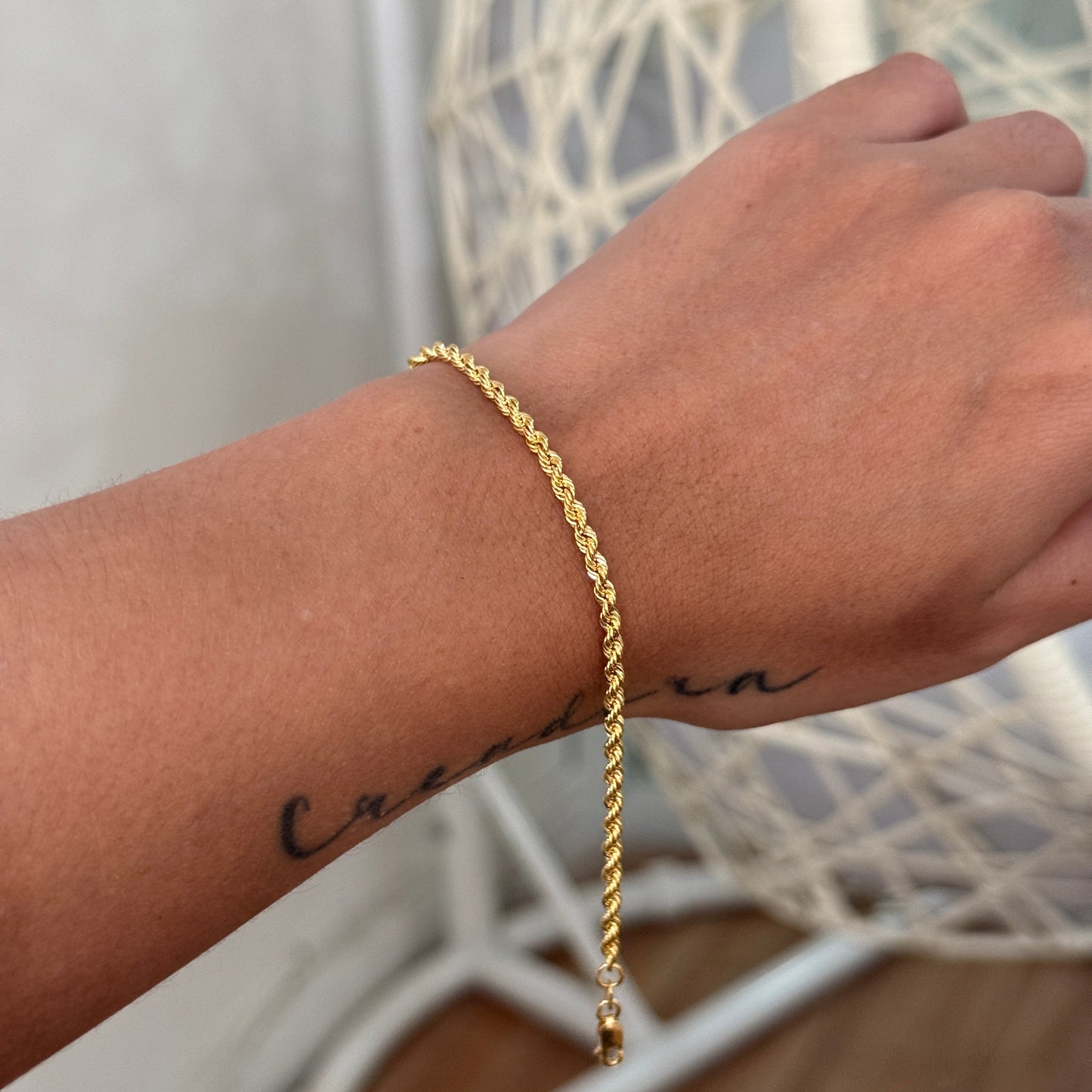 PULSO LAZO 2.6MM ORO AMARILLO ITALY 18K - 19CM 1,62GR