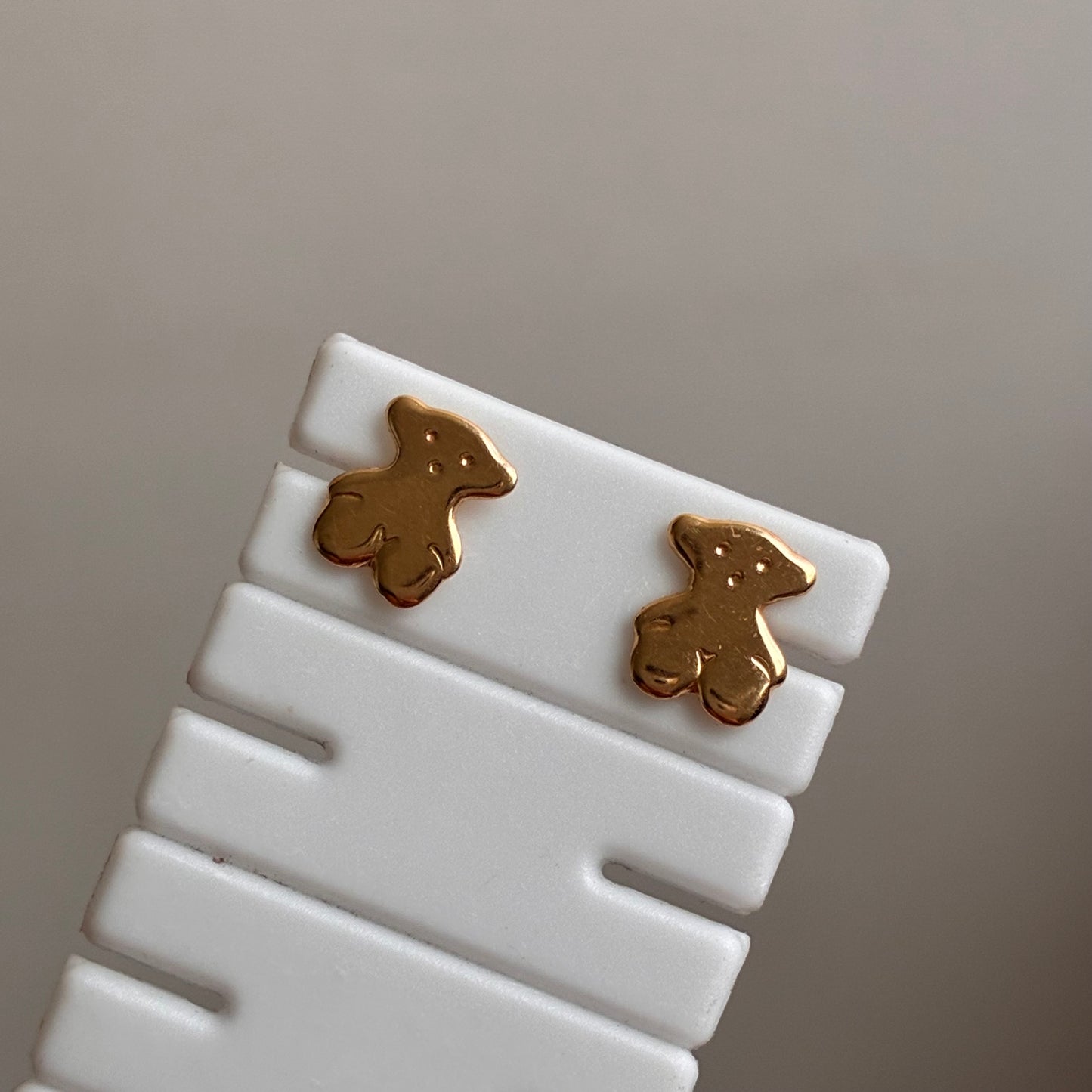 TOPOS OSO LISO TS 8MM ORO AMARILLO 18K - 0,65GR