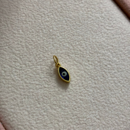 DIJE OJO TURCO PROTECCION 1.2CM ORO AMARILLO ITALY ESP 18K - 0,34GR (IM)