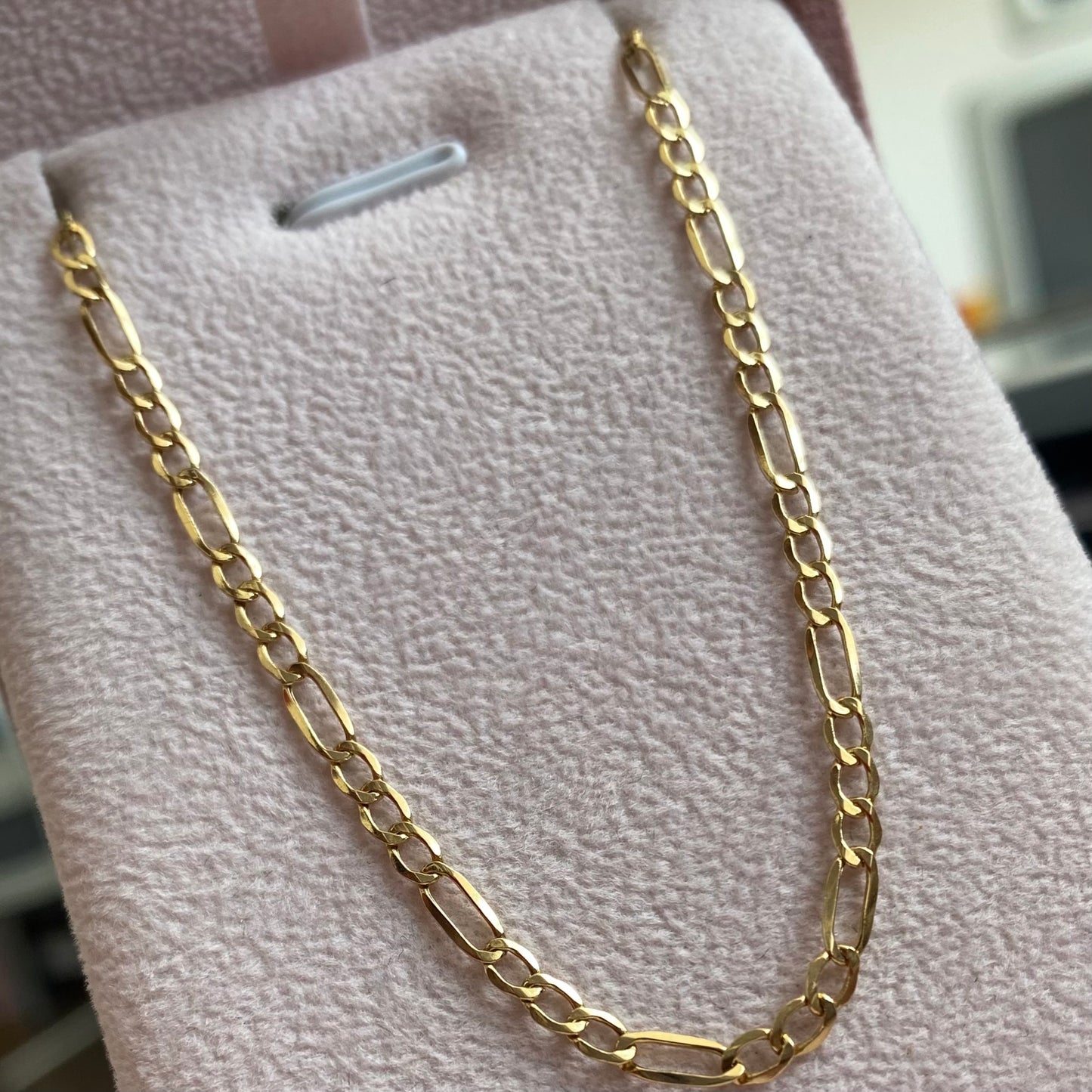 CADENA TEJIDO 3X1 2.7MM ORO AMARILLO ITALY 18K 45CM - 2,34GR (IJ)