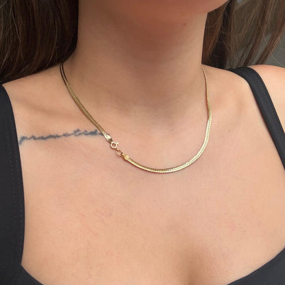 CADENA SERPIENTE 3.5MM ORO AMARILLO ITALY 18K 45CM - 6,11GR