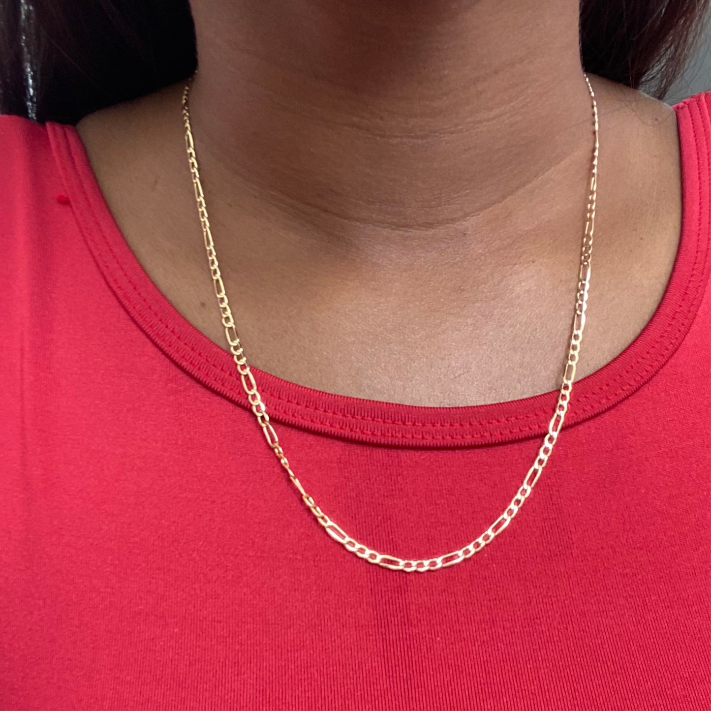 CADENA TEJIDO 3X1 2,8MM ORO AMARILLO ITALY 18K 50CM - 2.55GR (IJ)