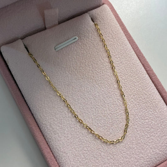 CADENA ROLON LISA 1.5MM ORO AMARILLO ITALY 18K 45CM - 0,69GR (IJ)
