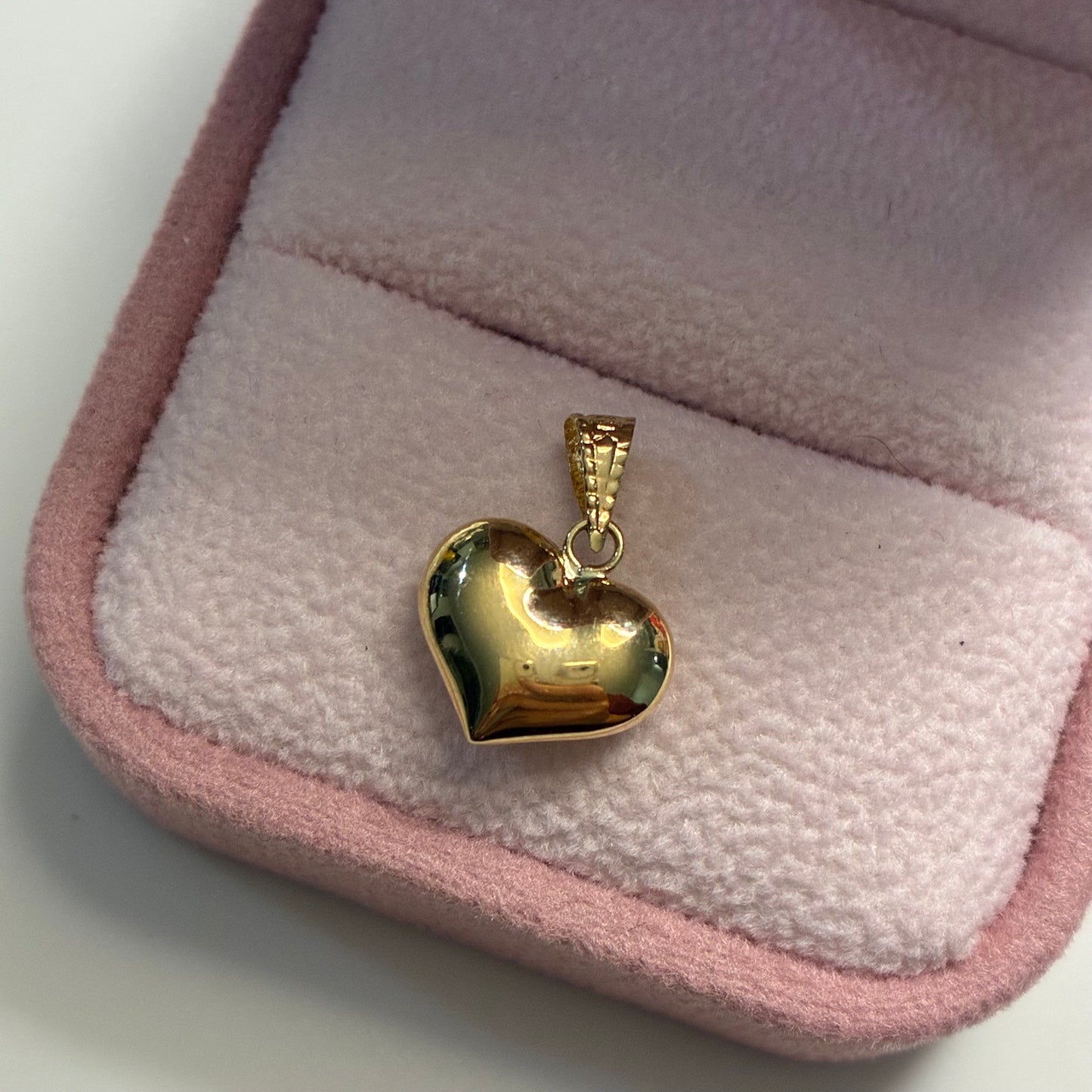 DIJE CORAZON INFLADO LISO 1.6CM ORO AMARILLO COL 18K - 0,59GR (NG)