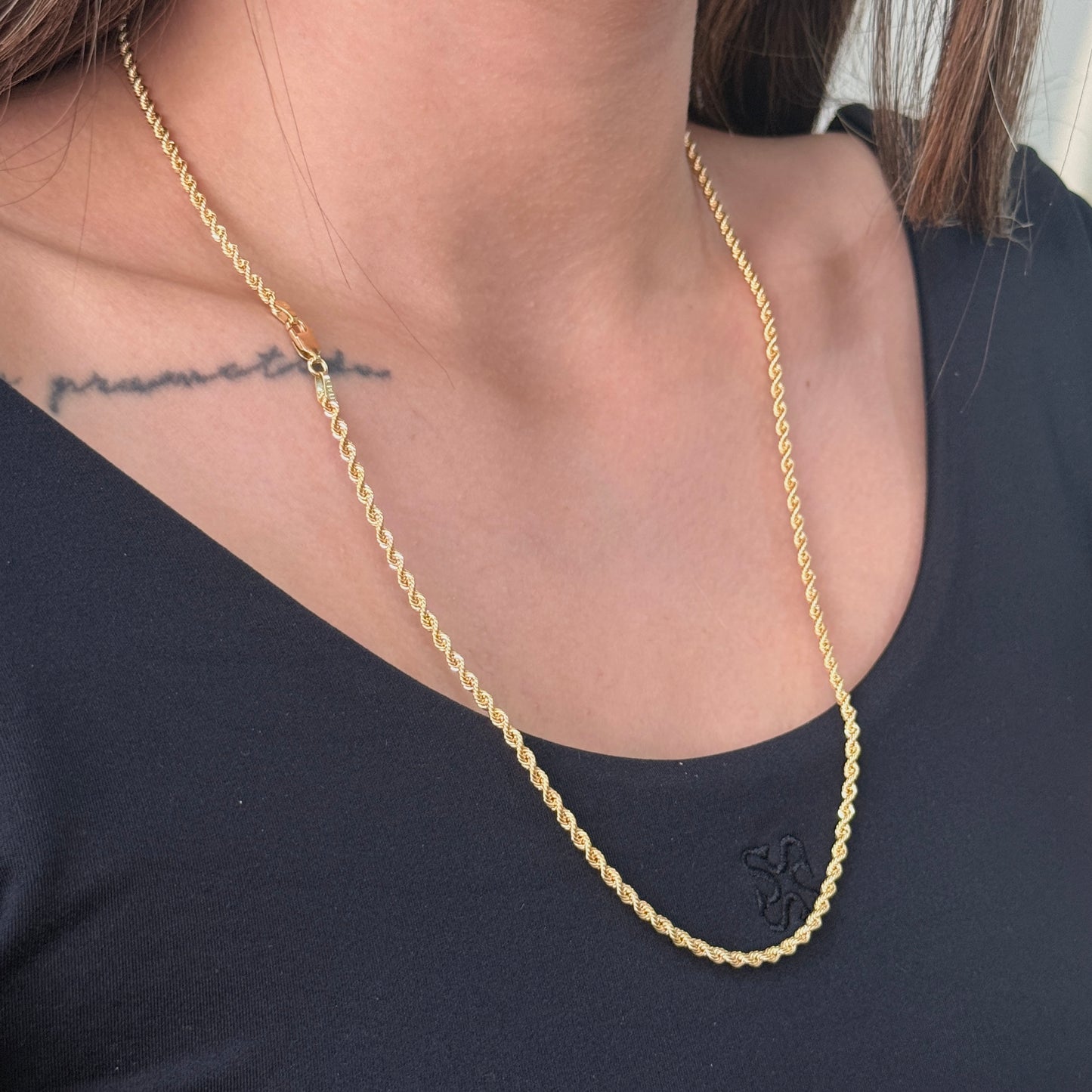 CADENA LAZO 2.7MM ORO AMARILLO ITALY CT - 60CM 5,72GR