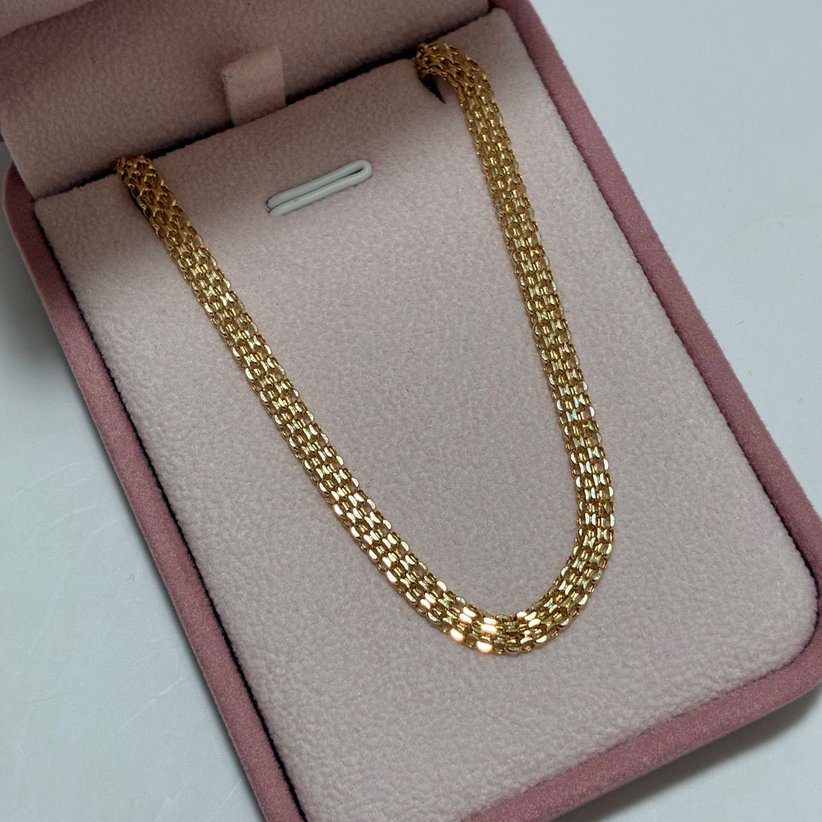 CADENA CHINA 60CM 4.1MM ORO AMARILLO ITALY 18K-5.84GR