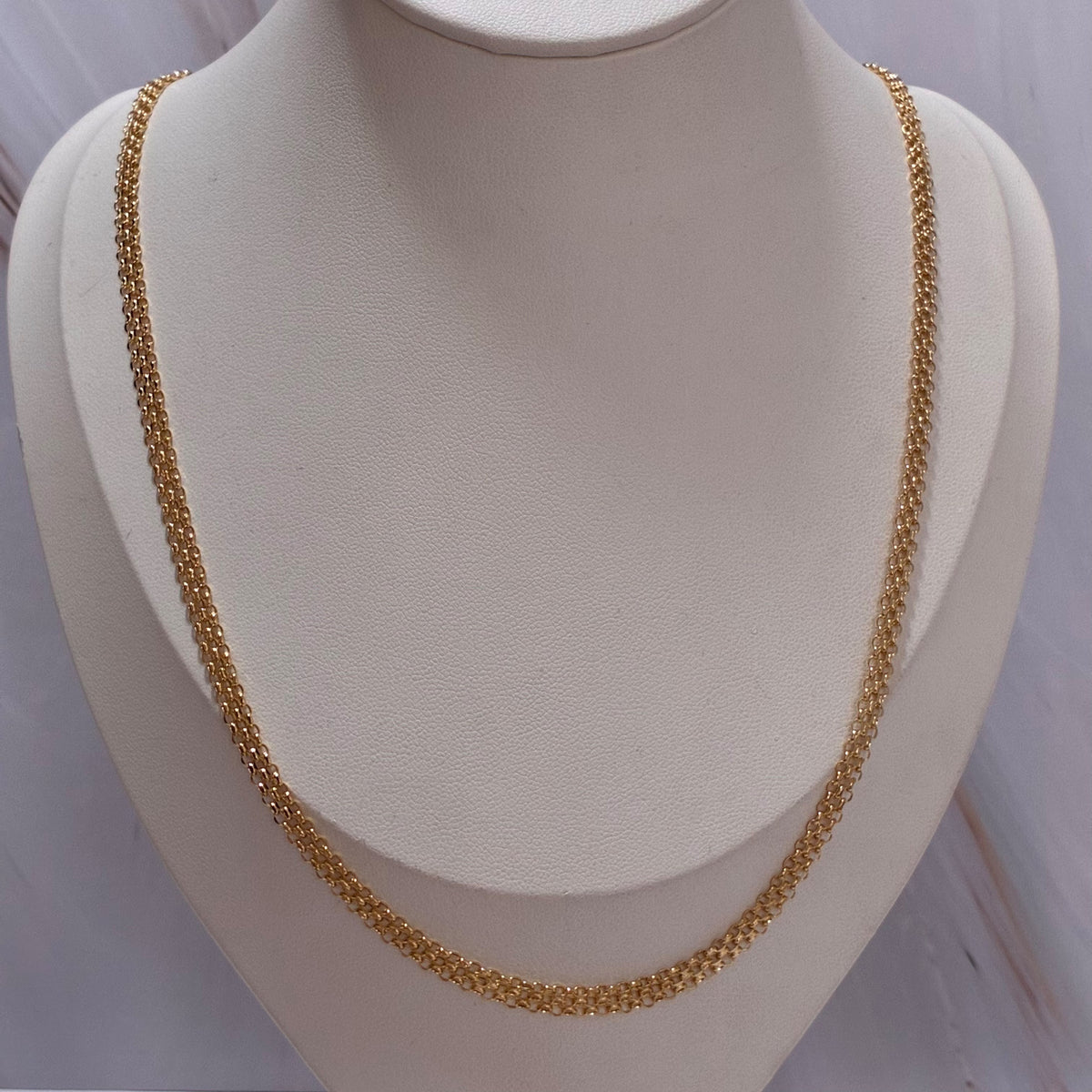 CADENA CHINA 60CM 4.1MM ORO AMARILLO ITALY 18K-5.84GR