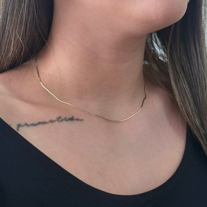 CADENA MINI EGIPCIA 1MM ORO AMARILLO ITALY CT - 40CM 1,03GR