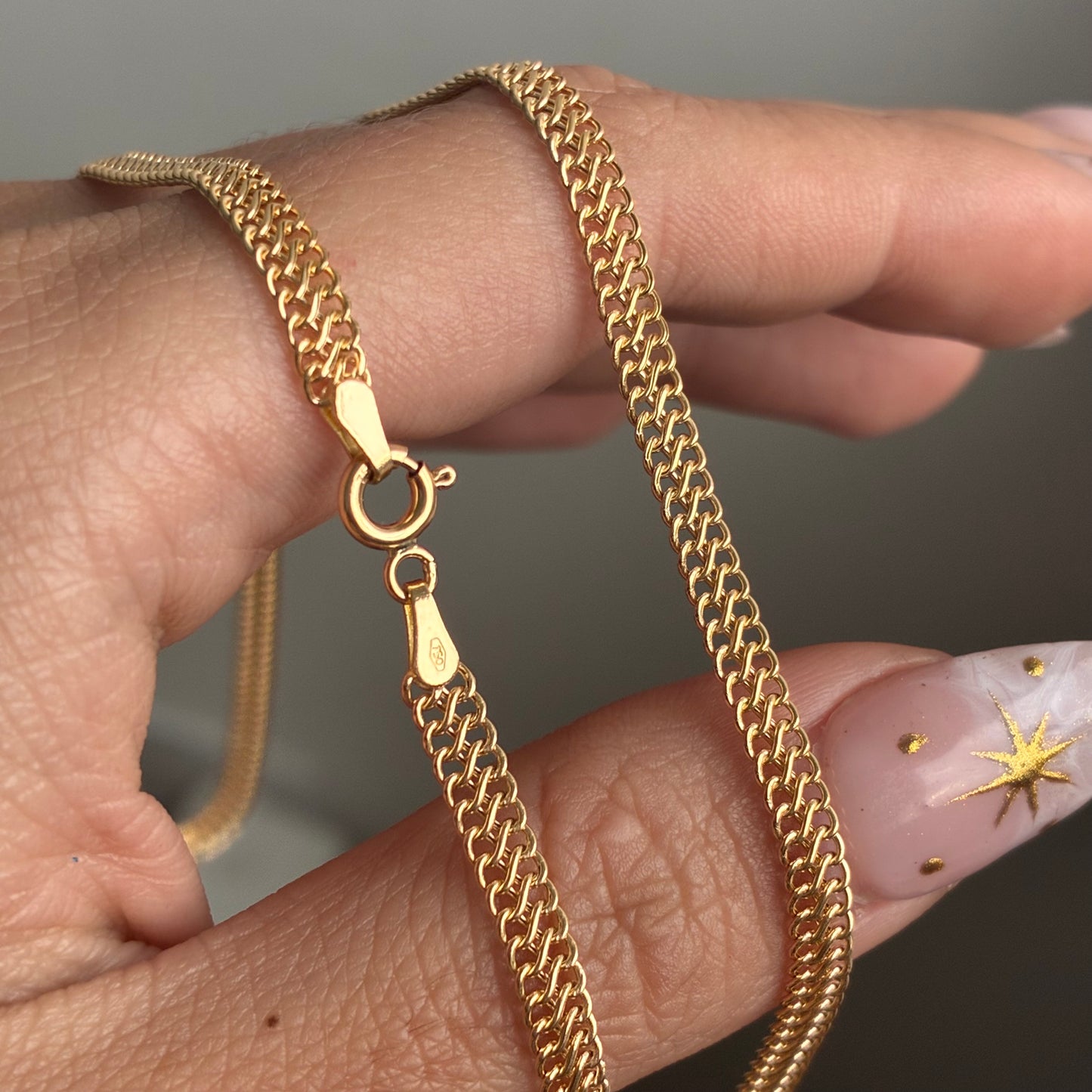 CADENA SEDUSA 4MM ORO AMARILLO ITALY 18K 45CM - 3,81GR