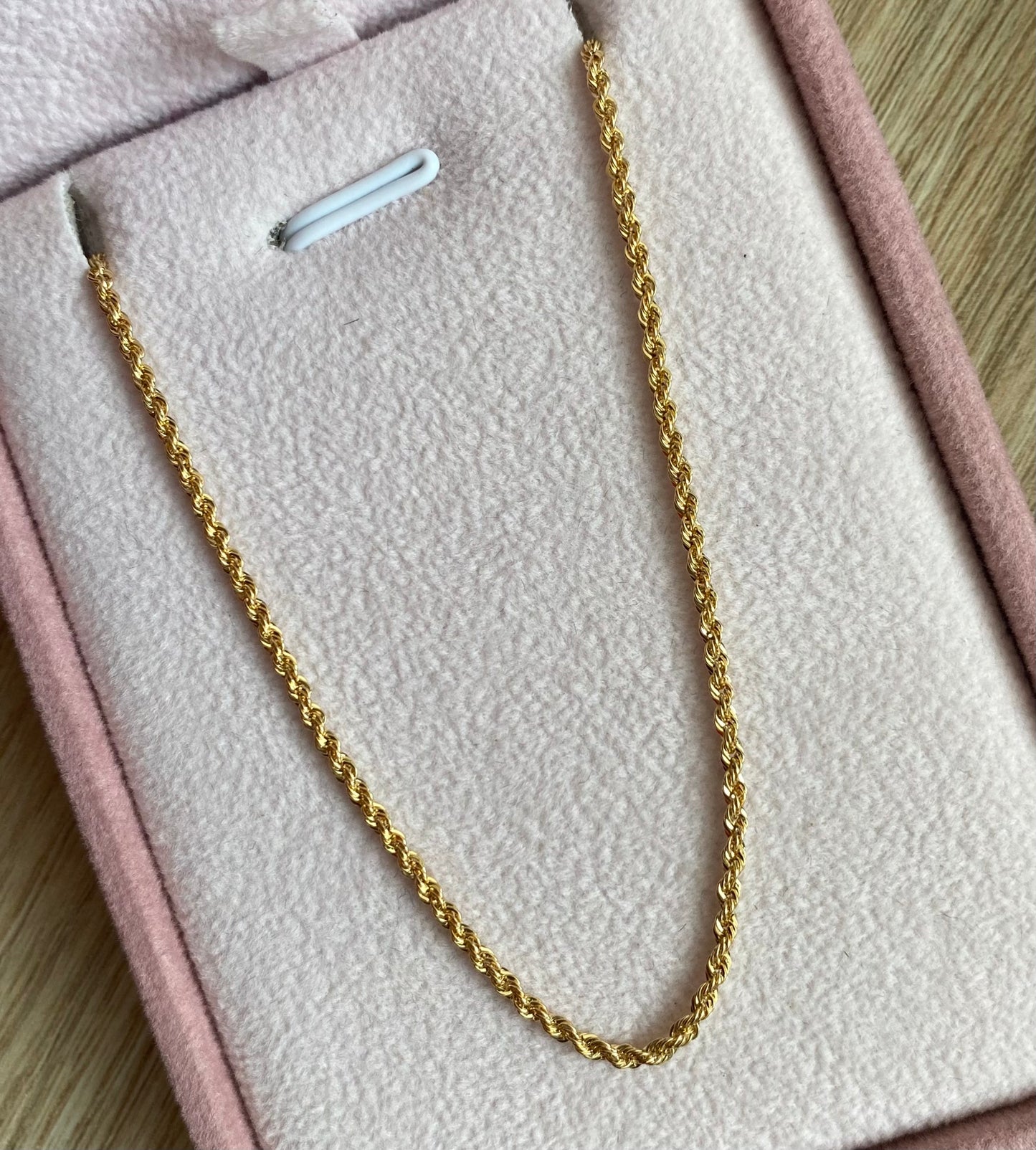 CADENA LAZO 1,5MM ORO AMARILLO ITALY 18K 45CM - 1,52GR (IJ)