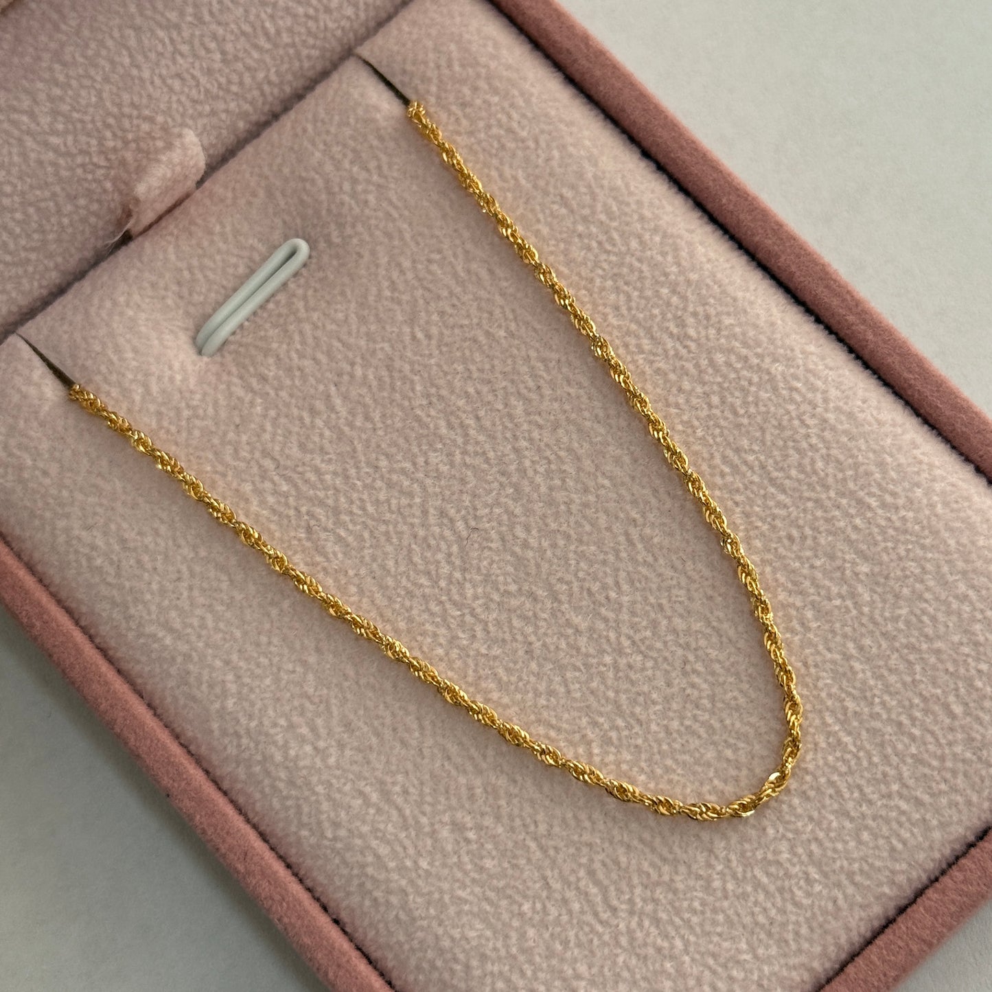 CADENA MINI LAZO 1.45MM ORO AMARILLO ITALY CT - 60CM 1,57GR