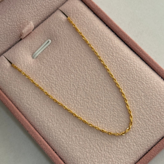 CADENA MINI LAZO 1.45MM ORO AMARILLO ITALY CT - 60CM 1,57GR
