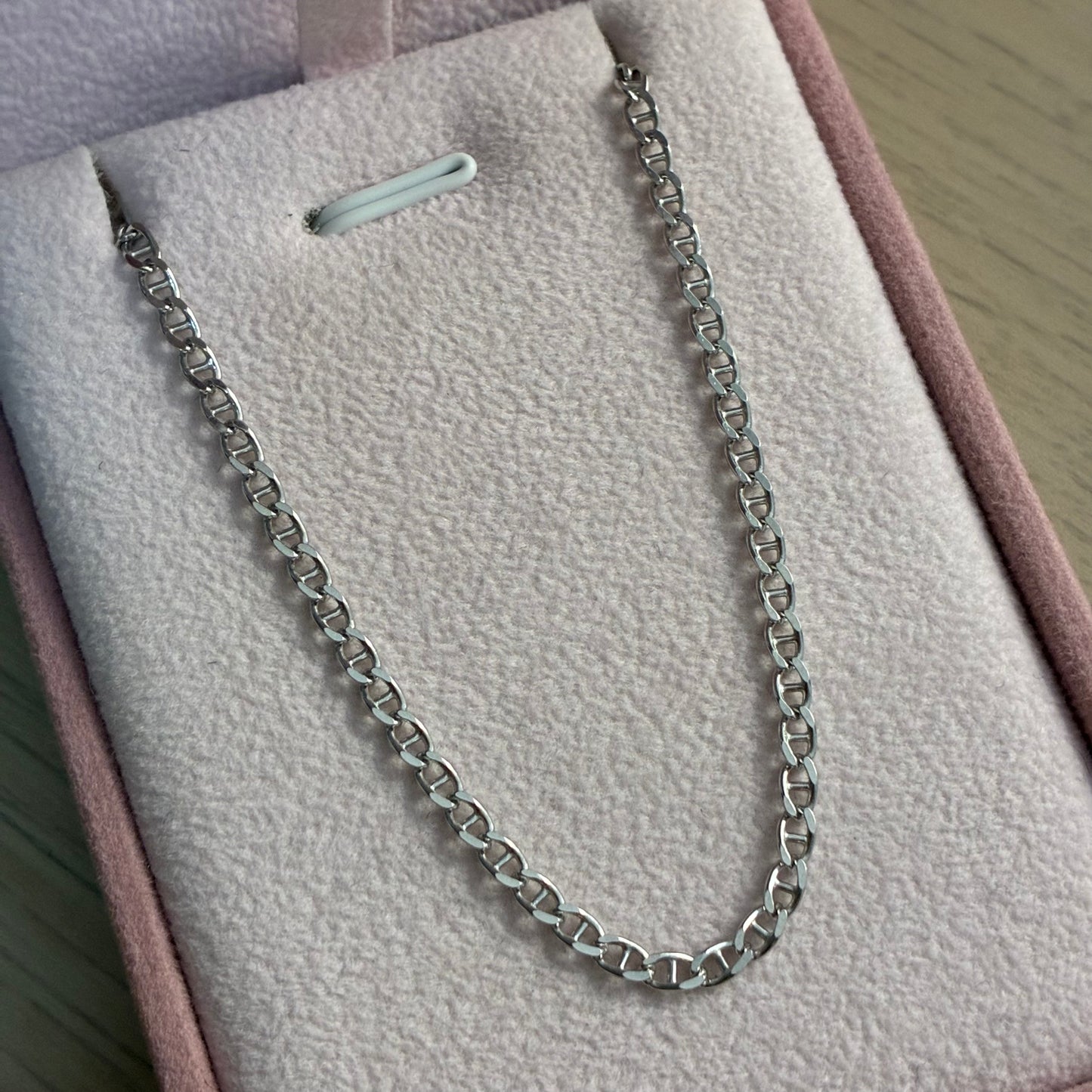 CADENA ESCALERA 2.7MM PLATA 925 ITALIANA 60CM - 6,0GR