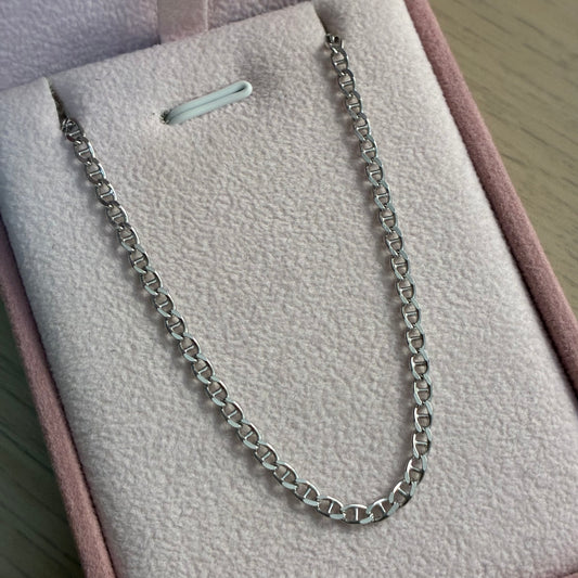 CADENA ESCALERA 2.7MM PLATA 925 ITALIANA 50CM - 5,1GR