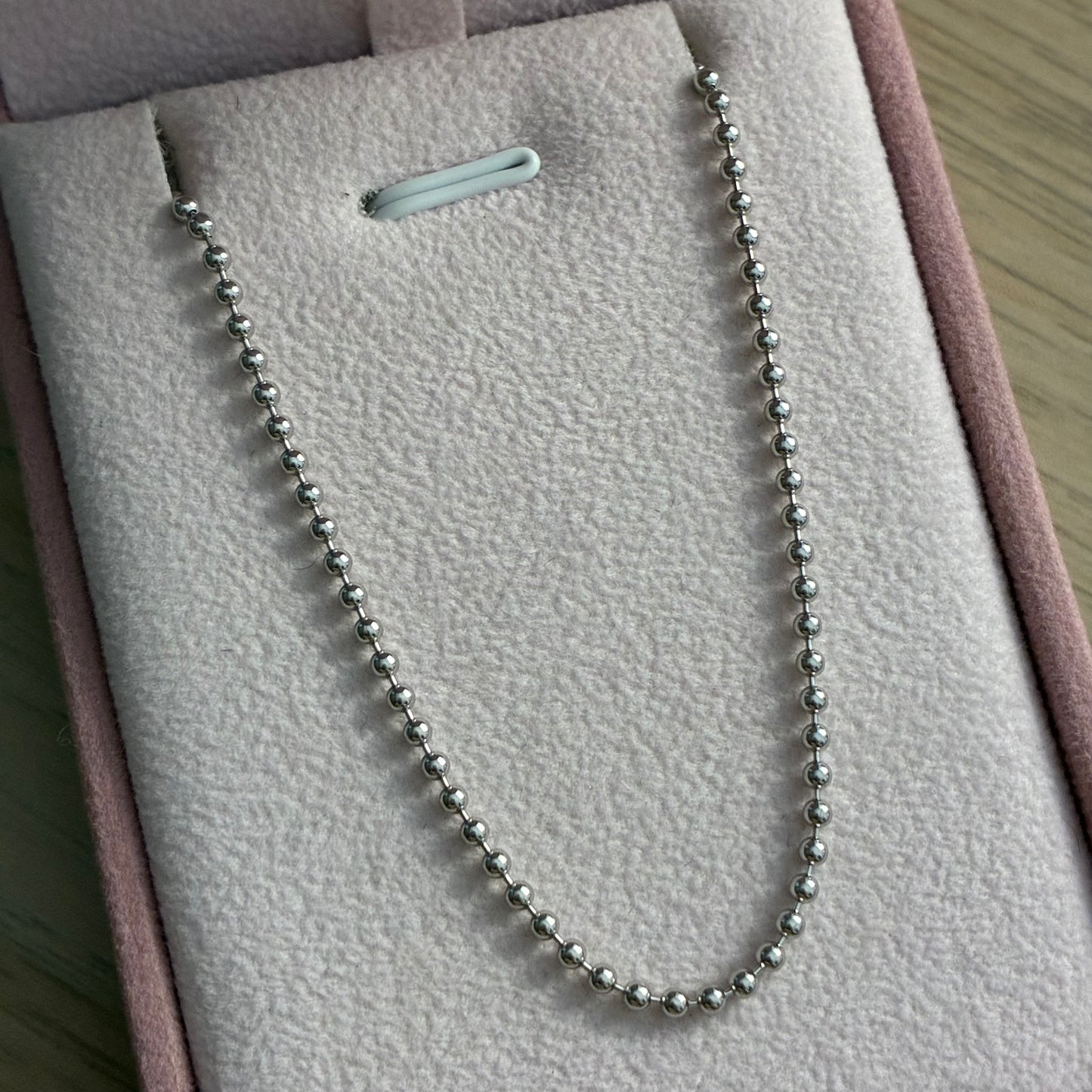 CADENA MILITAR 2MM LISA PLATA 925 ITALIANA 50CM - 5,73GR