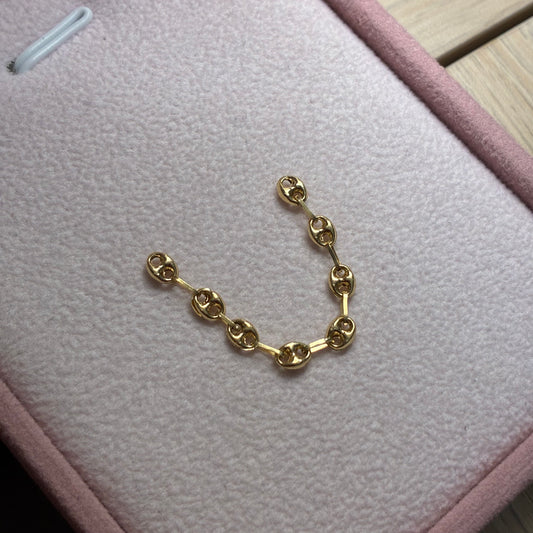 HERRAJE GRANO DE CAFÉ 3MM ORO AMARILLO COL 18K 5CM - 0,42GR