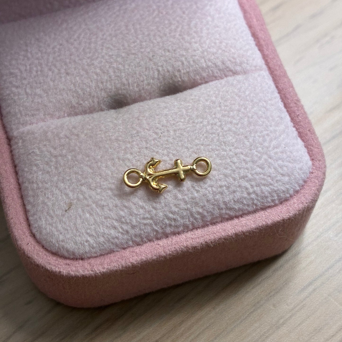 HERRAJE ANCLA 1CM ORO AMARILLO COL 18K - 0,21GR
