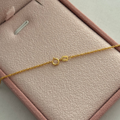CADENA MINI LAZO 1.25MM ORO AMARILLO ITALY CT - 45CM 0.85GR