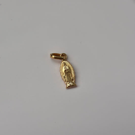 DIJE VIRGEN DE GUADALUPE SILUETA 1.1CM ORO AMARILLO 18K - 0,35GR