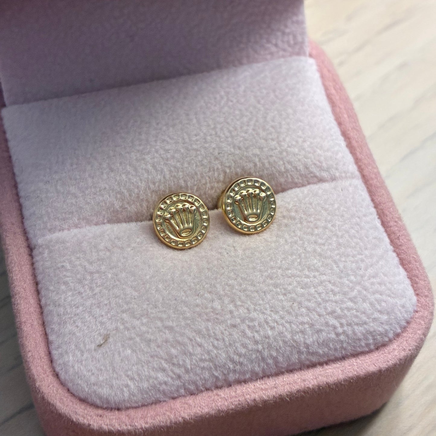 TOPOS MEDALLA CORONA RX 7MM ORO AMARILLO COL 18K - 0,71GR