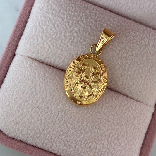 DIJE NUESTRA SAGRADA FAMILIA 2.3CM ORO AMARILLO COL 18K - 0,88GR (NE)