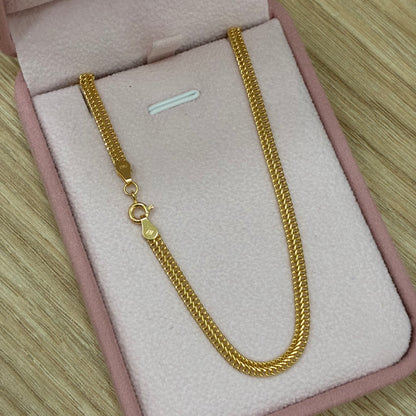 CADENA SEDUSA 3MM ORO AMARILLO ITALY 18K 50CM - 4,13GR (I)