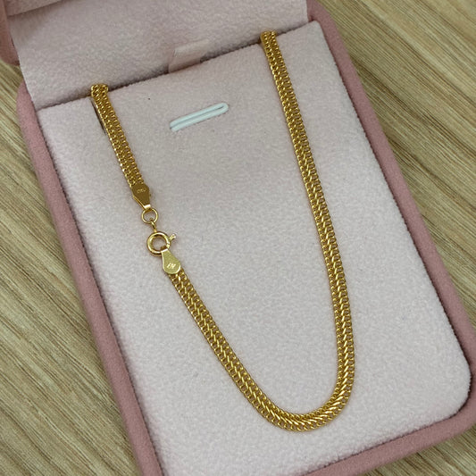 CADENA SEDUSA 3MM ORO AMARILLO ITALY 18K 50CM - 4,13GR (I)