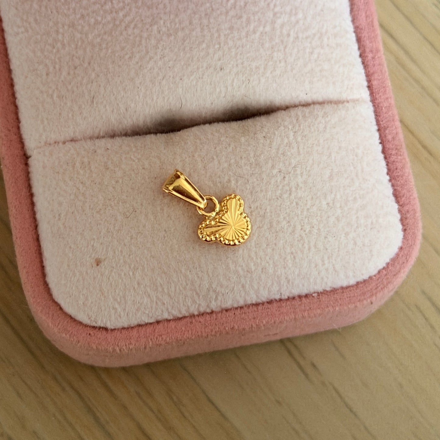DIJE OSO DIAMANTADO 1,2CM ORO AMARILLO COL 18K - 0,24GR