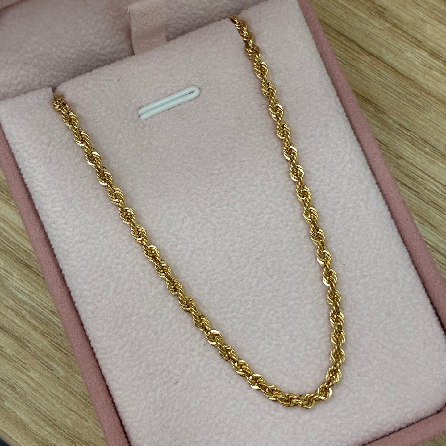 CADENA LAZO 2.4MM ORO AMARILLO ITALY 18K 40CM - 2.76GR (I)
