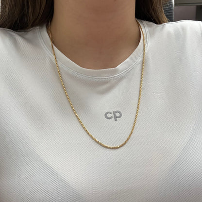 CADENA COLA DE RATON 1.7MM ORO AMARILLO ITALY 18K 60CM - 7.26GR (I)