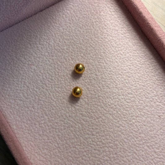 BOLA LISA 4MM ORO AMARILLO COL 18K - 0,09GR