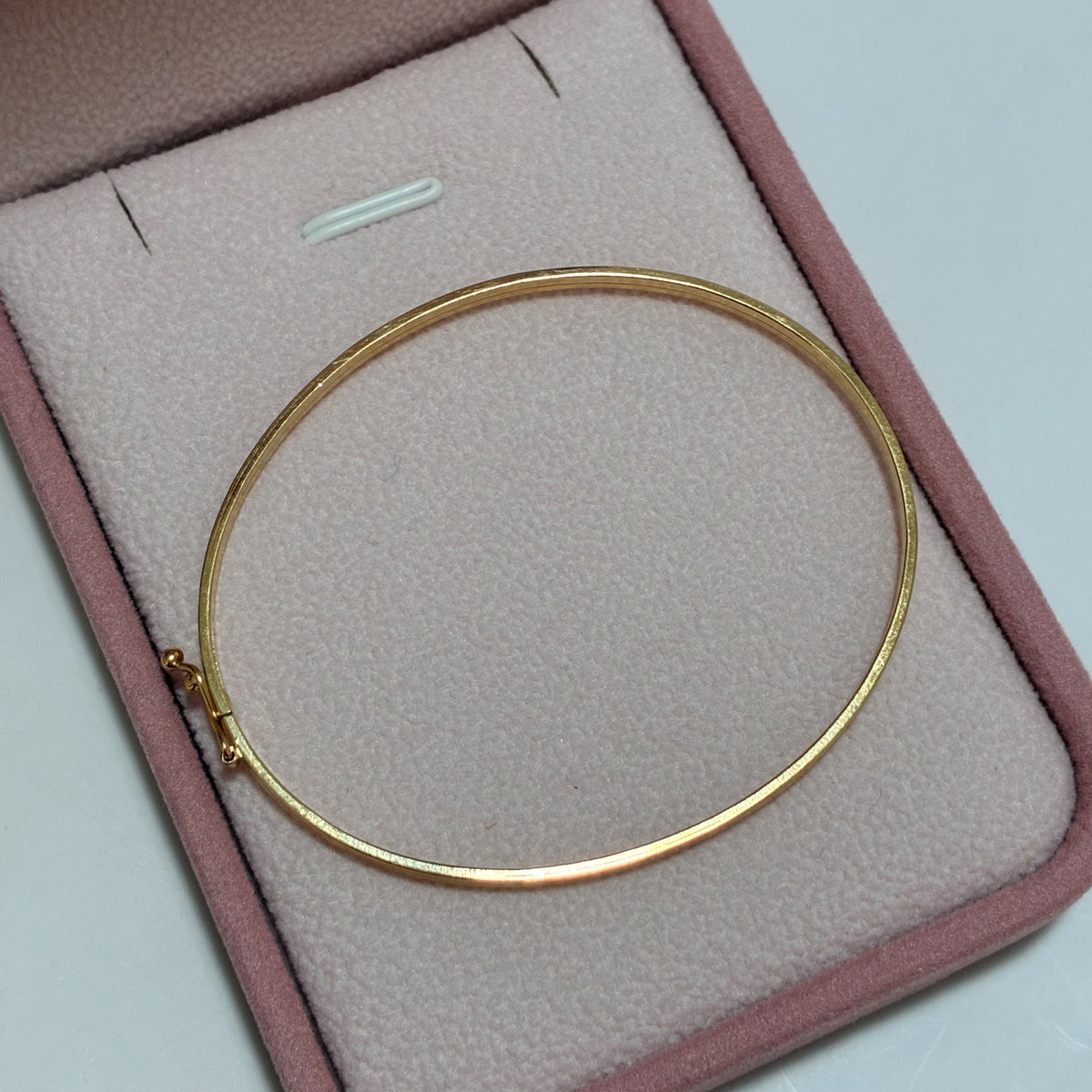 PULSERA ARO TIPO LOVE ORO AMARILLO ITALY 18K  16CM - 1,98GR