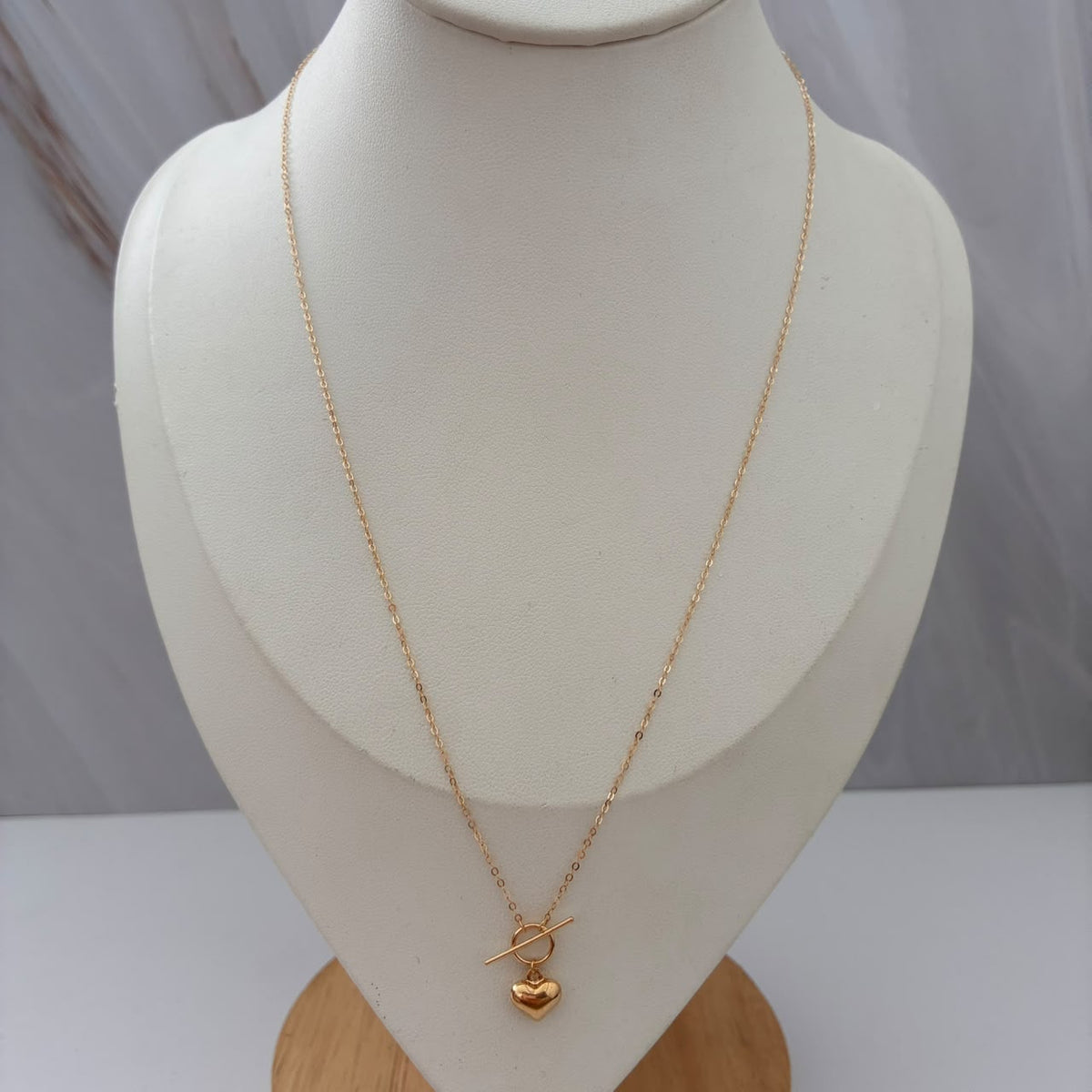 CADENA MINI ROLON+ CORAZON 1,15GR 45CM 1MM ORO AMARILLO  ITALY ESP 18K