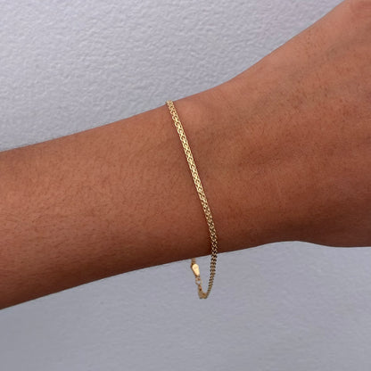 PULSERA CHINA 1,12GR 20CM 1,6MM ORO AMARILLO ITALY 18K