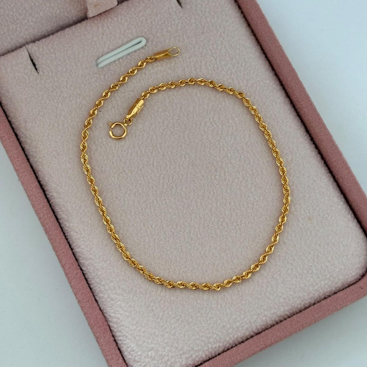 PULSERA LAZO 0,77GR 18CM 1,5MM ORO AMARILLO ITALY 18K