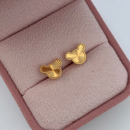 TOPOS SILUETA RATON DIAMANTADO 1,1GR 9MM ORO AMARILLO ITALY 18K