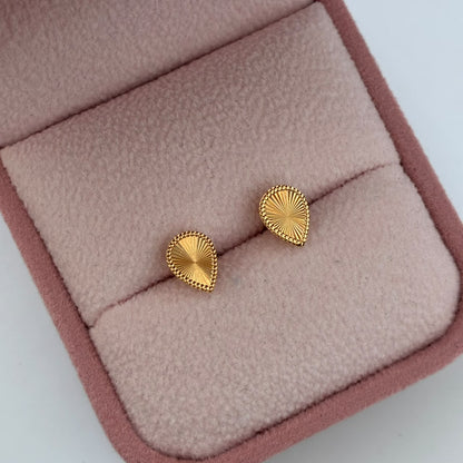 TOPOS GOTA DIAMANTADA 0,8GR 6MM ORO AMARILLO ITALY 18K