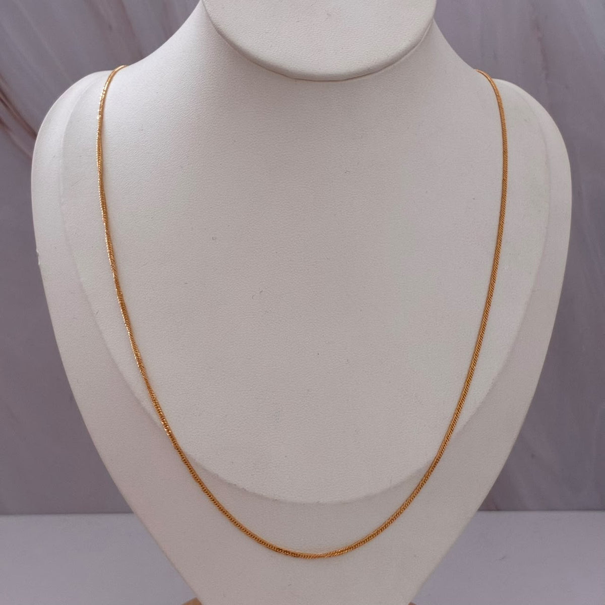CADENA DOBLE CUBANO 1,72GR 50CM 1,3MM ORO AMARILLO ITALY 18K