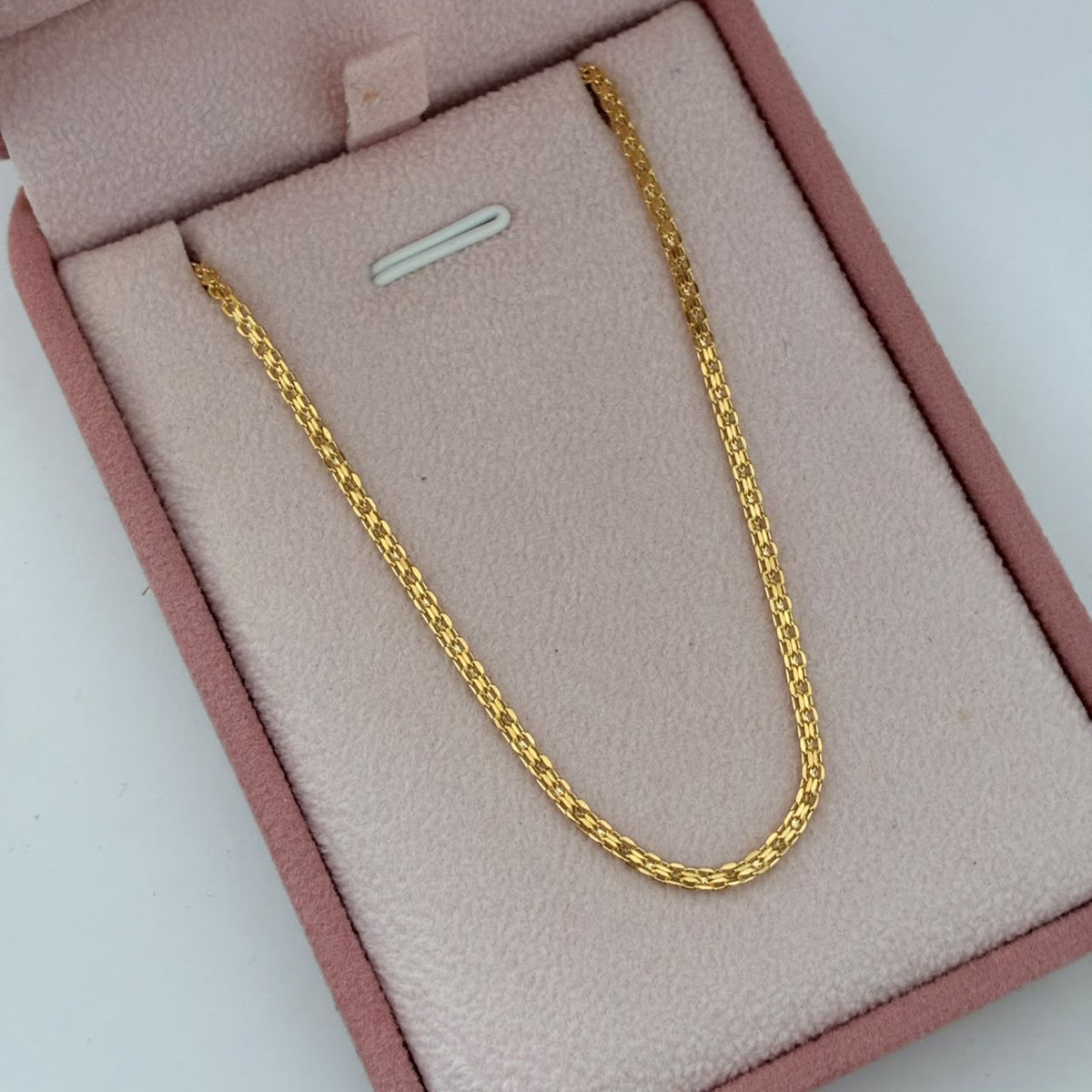 CADENA CHINA 2,6GR 60CM 1,8MM ORO AMARILLO ITALY 18K