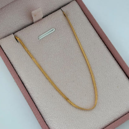 CADENA SEDUSA 2,37GR 45CM 1,7MM ORO AMARILLO ITALY 18K