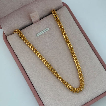 CADENA FRANCO 14,6GR 60CM 3,4MM ORO AMARILLO ITALY 18K