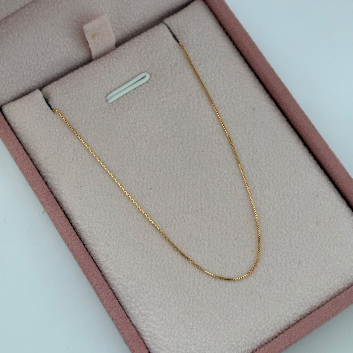 CADENA VENECIANA 1,2GR 50CM 1MM ORO AMARILLO ITALY 18K