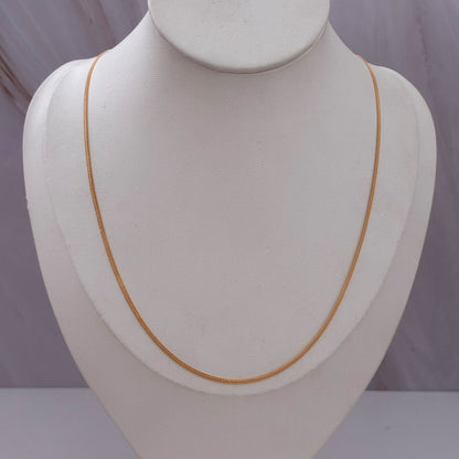 CADENA SEDUSA 2,37GR 45CM 1,7MM ORO AMARILLO ITALY 18K